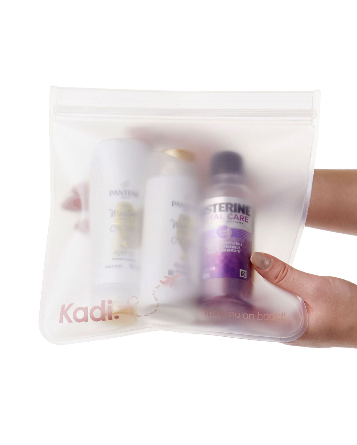 Multi-purpose Toiletry Bag in Dusty Pink