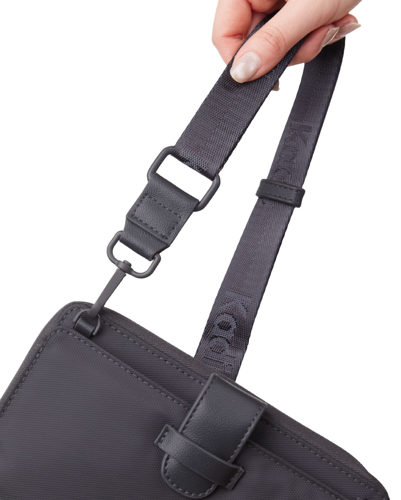 Travel Wallet in Charcoal