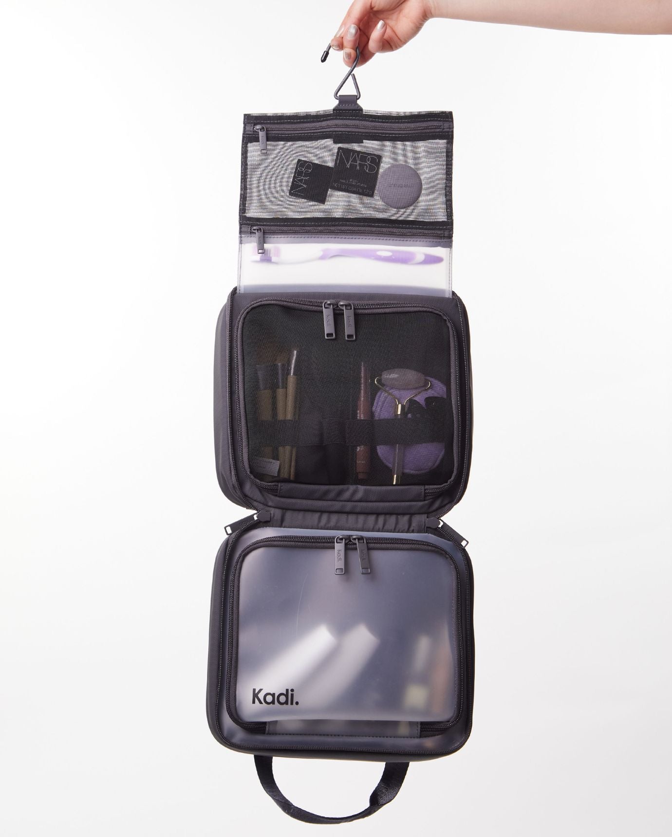 Multi-purpose Toiletry Bag in Charcoal