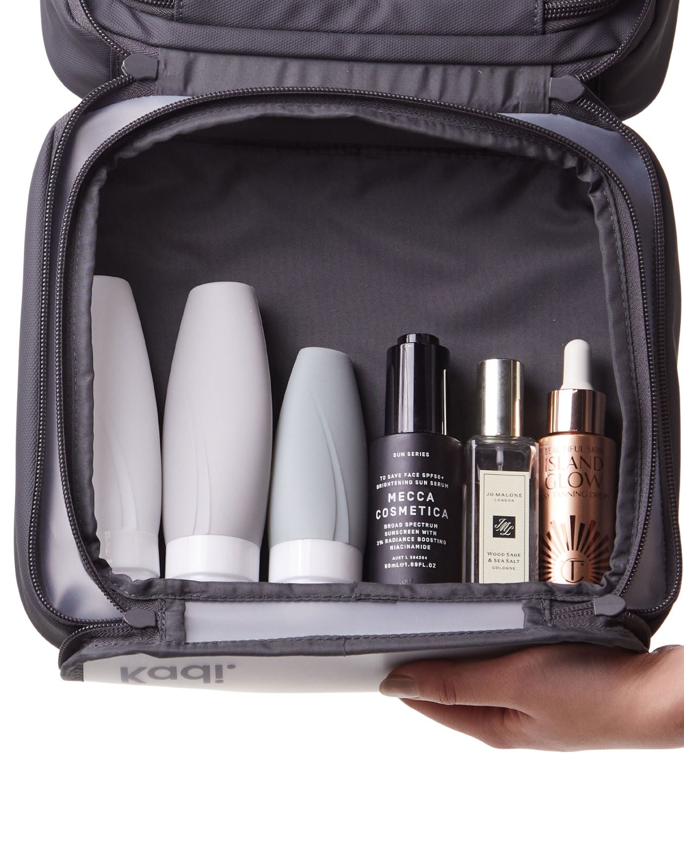 Multi-purpose Toiletry Bag in Charcoal