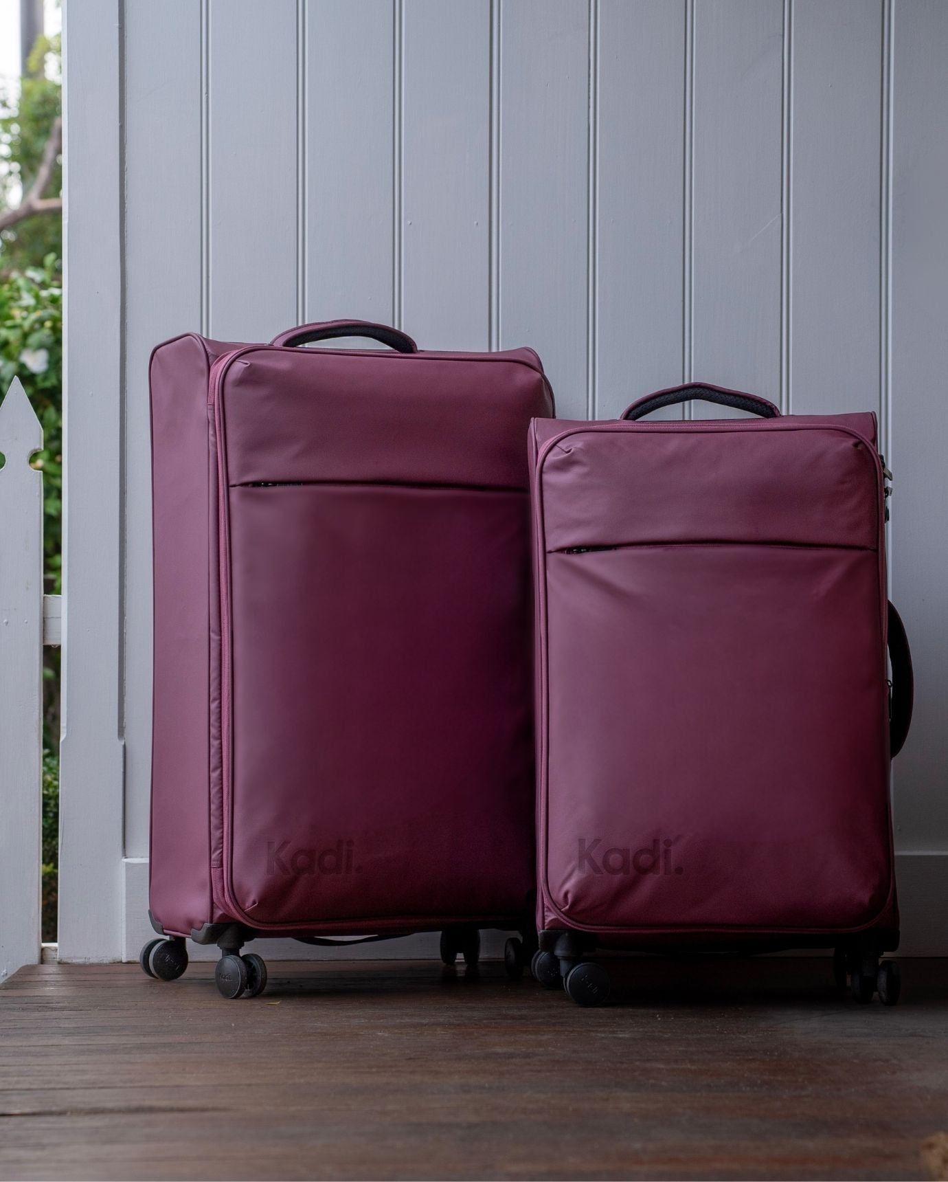 Cloud Check-In Medium in Plum