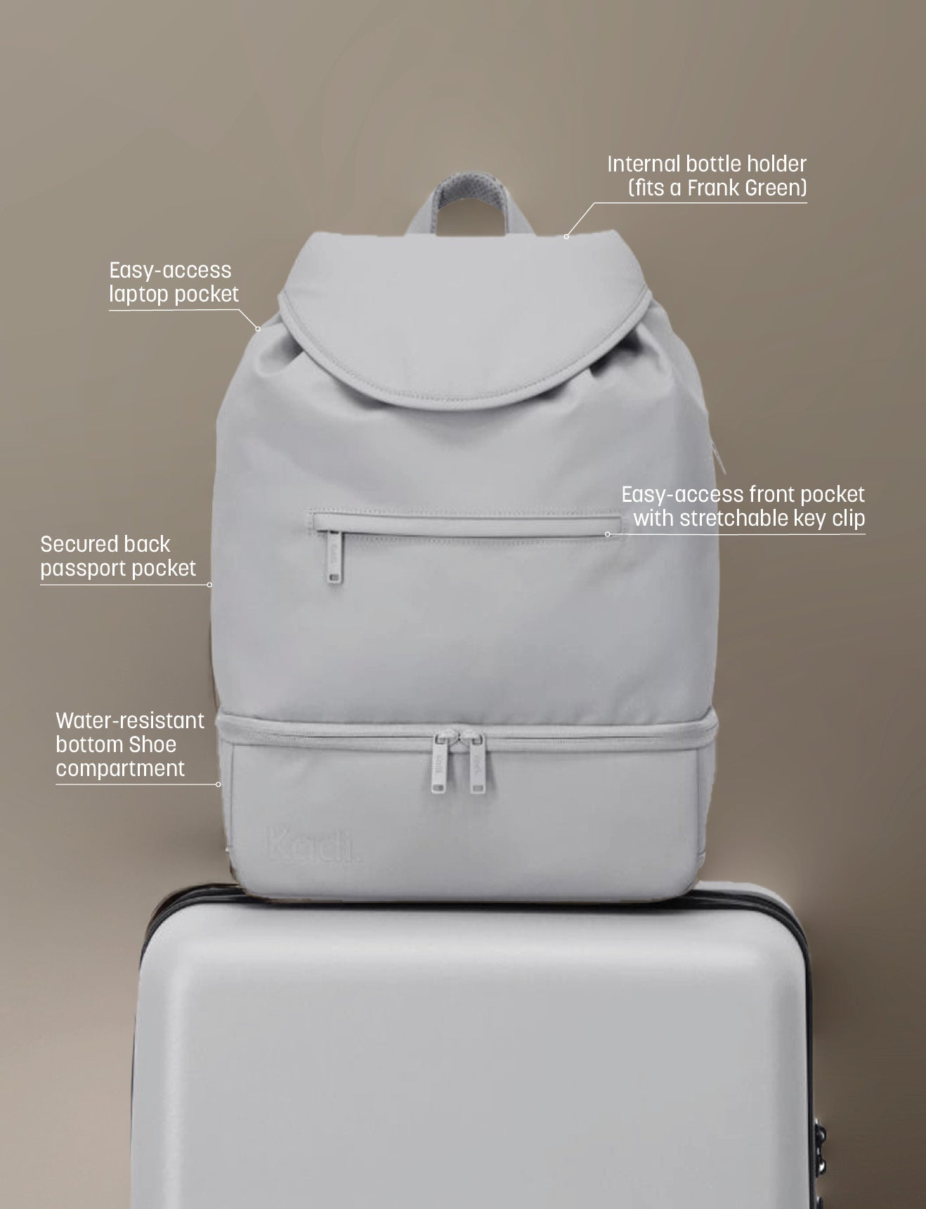 Everyday Backpack in Pebble
