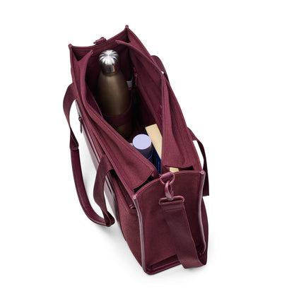 Commuter Tote in Plum