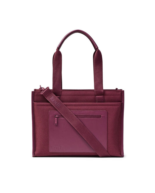 Commuter Tote in Plum
